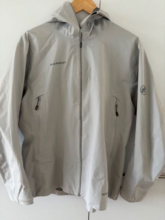Mammut Gore-Tex Ultralight Jacke – Damen, XL, Hellgrau