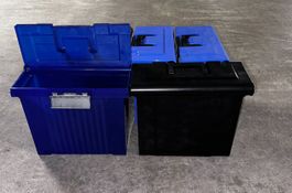 Boxe plastique dur pour documents ou archives( set de 5)