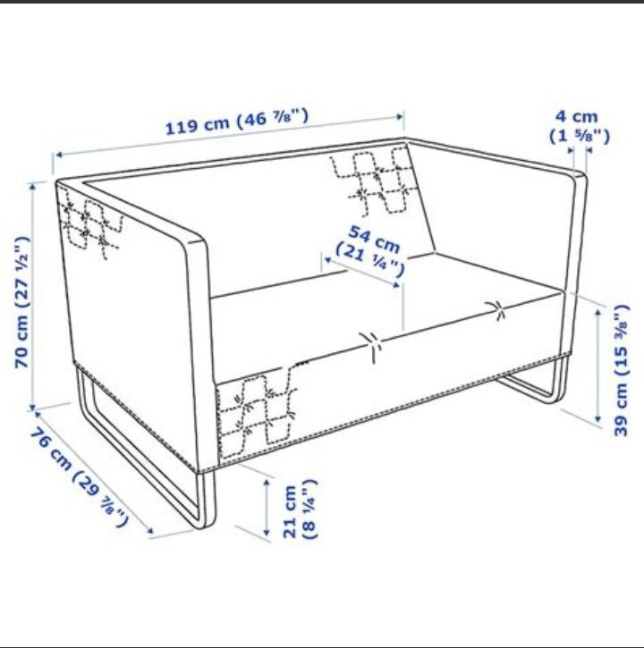 Ikea Sofas: Ikea 2er Sofa Knopparp – Neu (gemäss Beschreibung) aus Tobel von Jorca 1