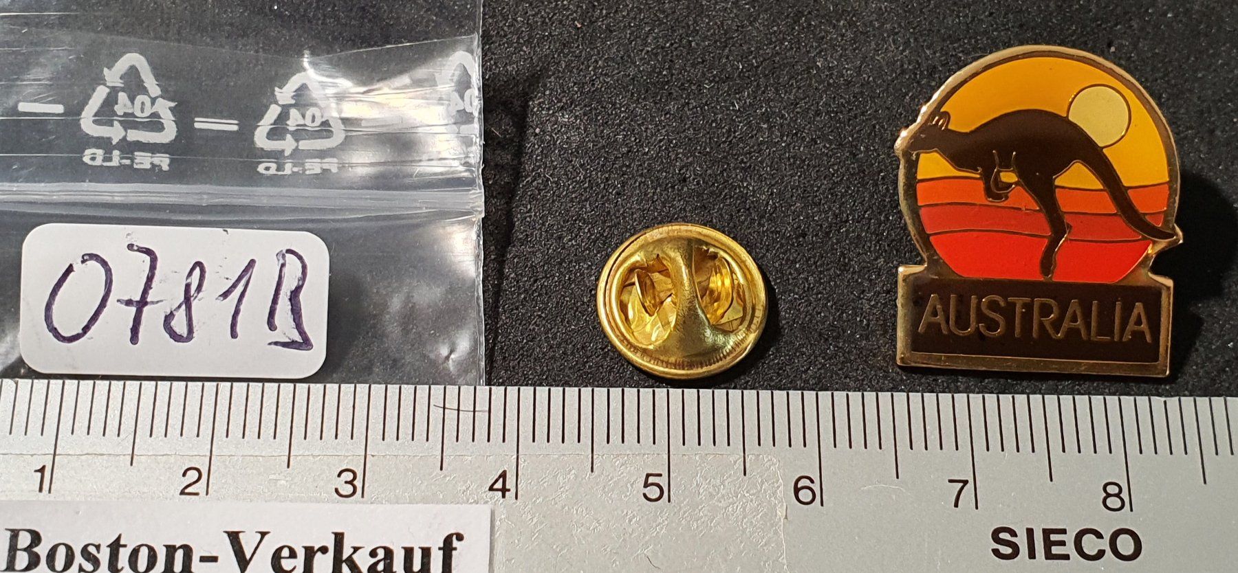 Placchette & Badge: O781B - Pin Australia Australien Känguru – Usato da Reinach BL venduto da Boston-Verkauf 1
