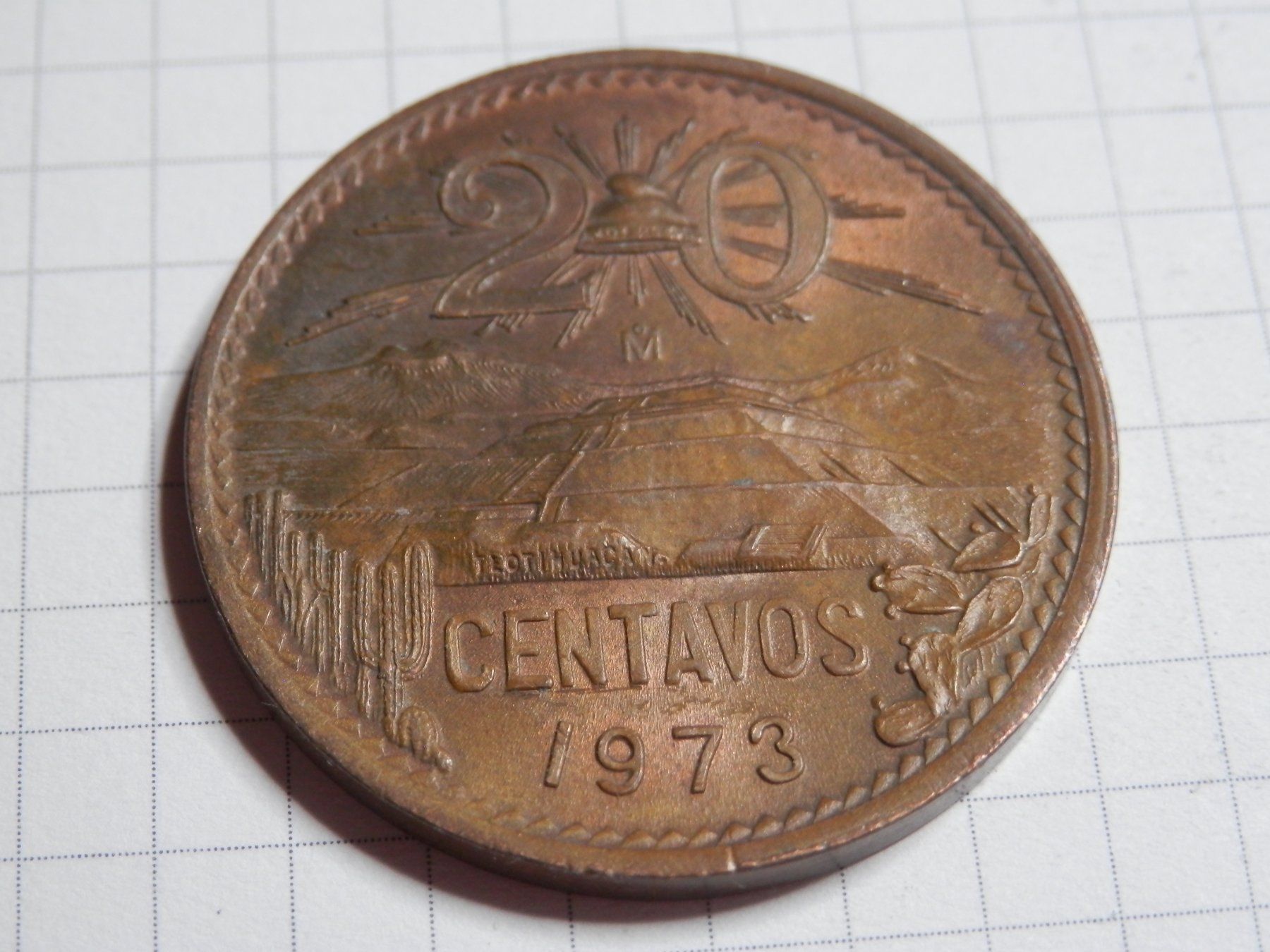 Tutti le monete: Mexiko 20 Centavos, 1973 – Usato da Weiach venduto da weiach81