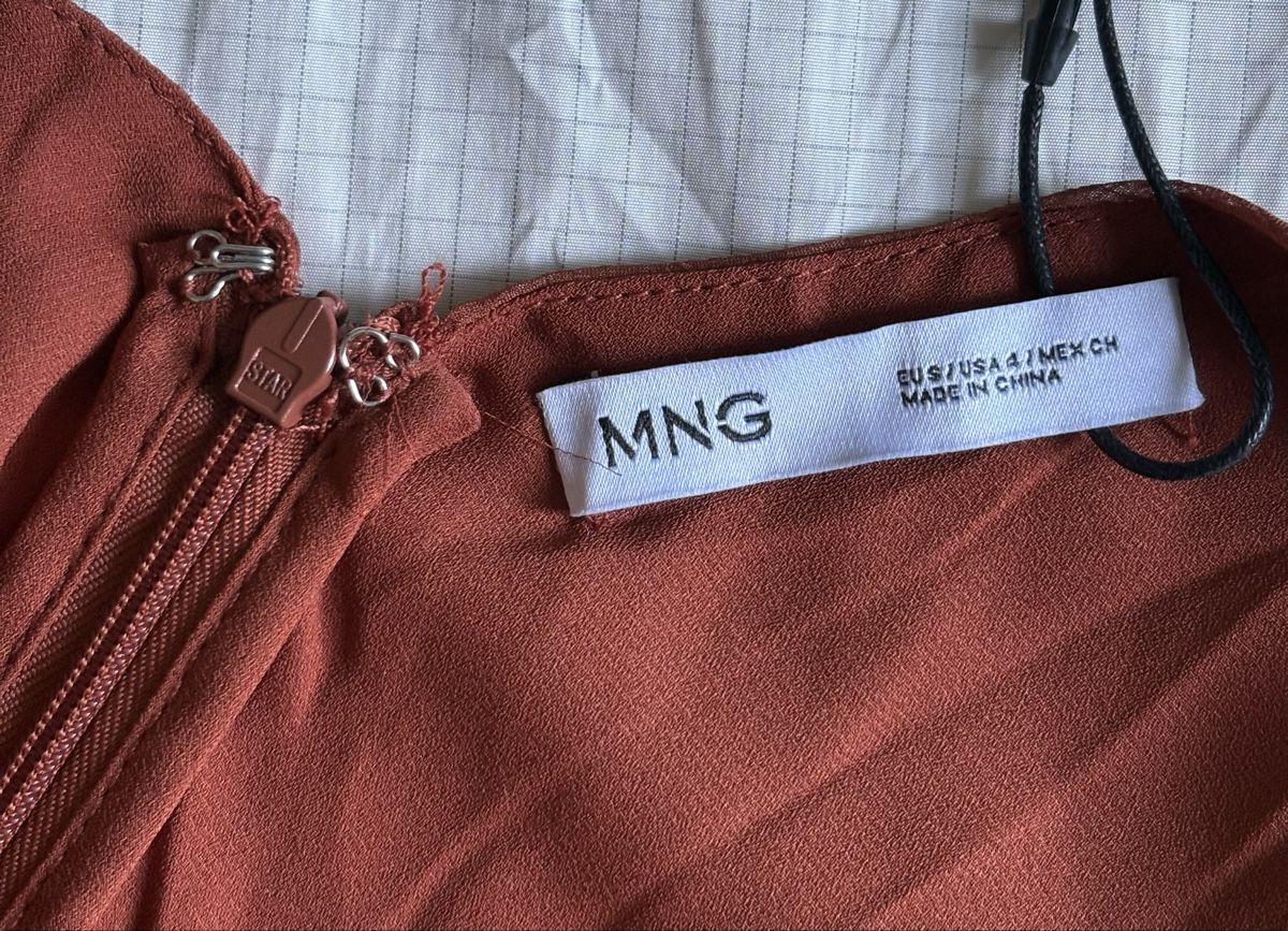 Mango Vestiti: Kleid Mango Orange/Bronze Grösse S – Usato da Zürich venduto da kse_nathan 2
