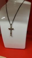 Kette mit Kreuz Anhänger, Modeschmuck, Top Zustand!