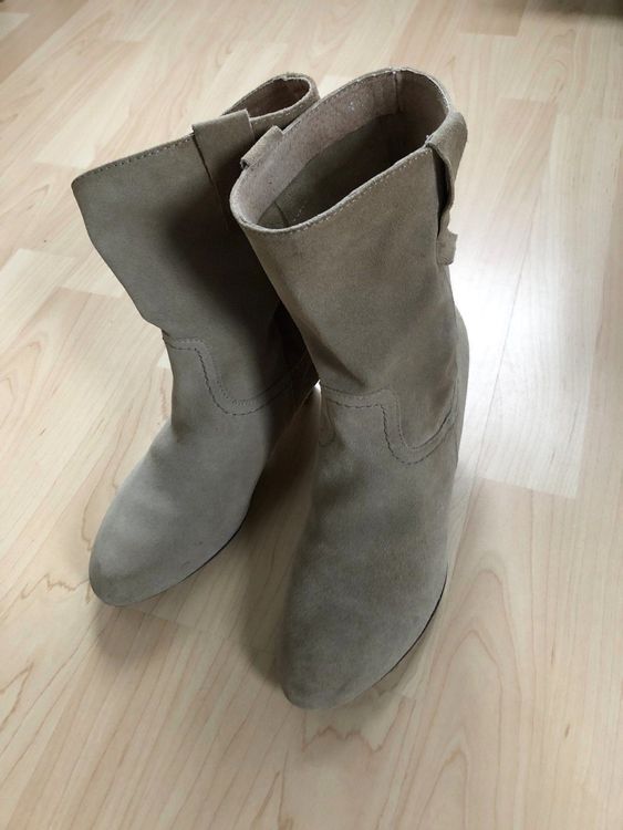 Beta Wildlederschuhe 7246E – Größe 39, Perforiert, Grau (S1P)