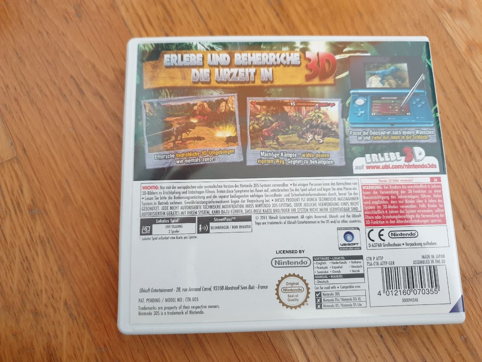 Nintendo Giochi: Kampf der Giganten Dinosaurier 3D Nintendo 3ds – Usato da Ittigen venduto da Ziok187 2