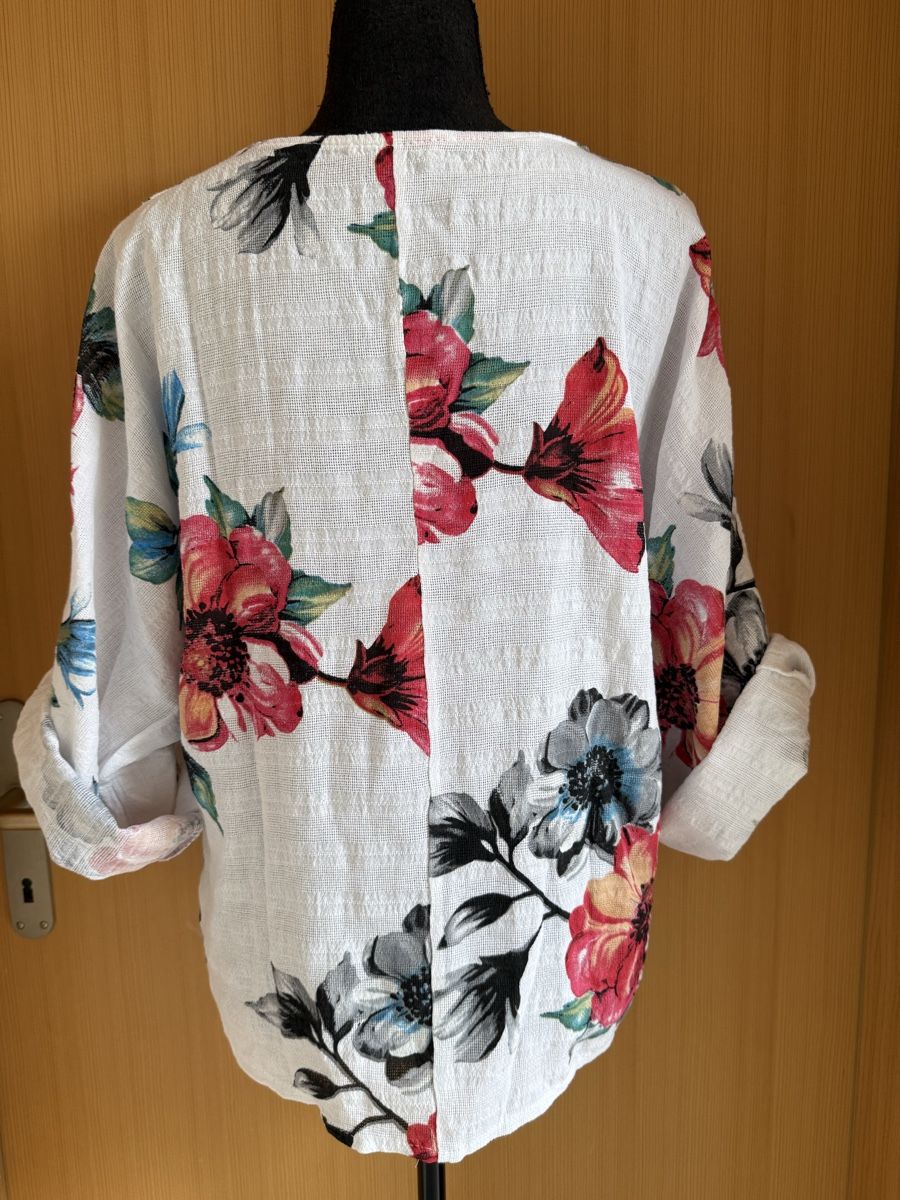Camicette: Bohobluse aus Baumwolle in Leinenoptik – Nuovo (secondo la descrizione) da Sigriswil venduto da ck56 1