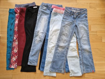 8 Hosen, Gr. 140 cm auch Esprit und Vertbaudet