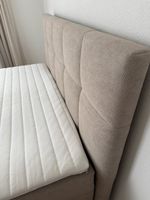 Boxspringbett mit Bettkasten beige guter Zustand