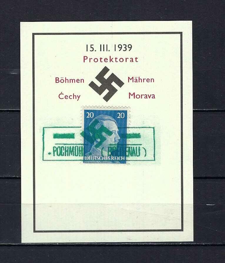 Tutti i francobolli: Protektorat B & M gest. – Usato da Altstätten SG venduto da Nandodax