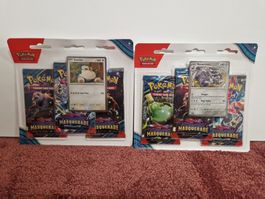 2x Pokémon Twilight Masquerade – 3-Blister EN Sealed