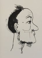 Karl Hofer "Profil"  DRUCKGRAPHIK