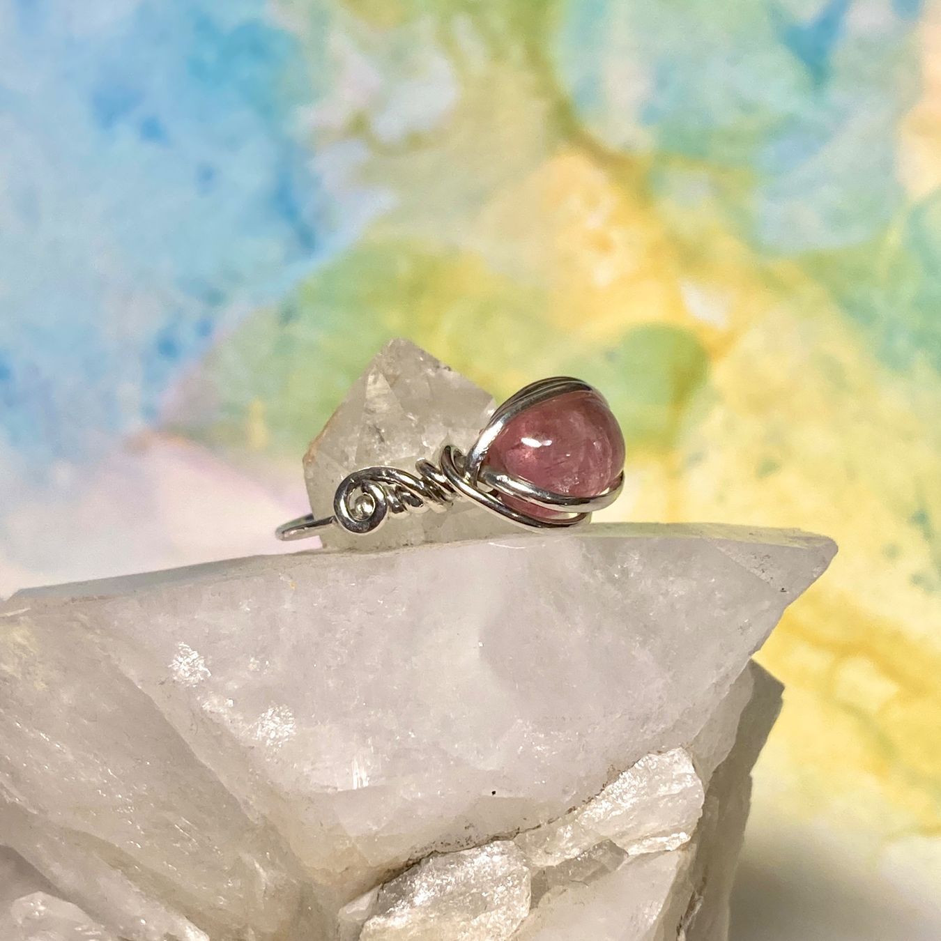 Anelli: Handgefertigter rosa Turmalin Ring – Nuovo (secondo la descrizione) da Solothurn venduto da Kiki_Di 2