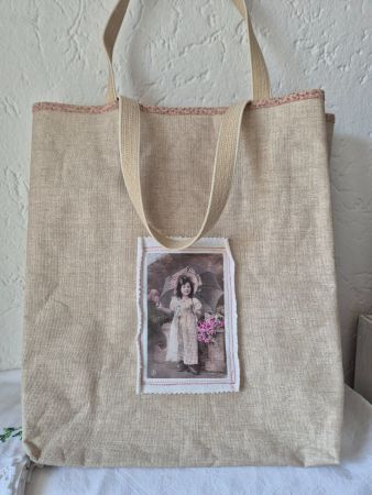 Stofftasche / Tragetasche mit speziellem Druck! Shabby chic