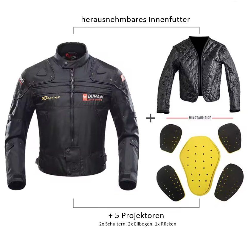 Jacken: Duhan Motorradjacke Gr.: L (blau) – Neu und originalverpackt aus Marthalen von PANAMA95 7