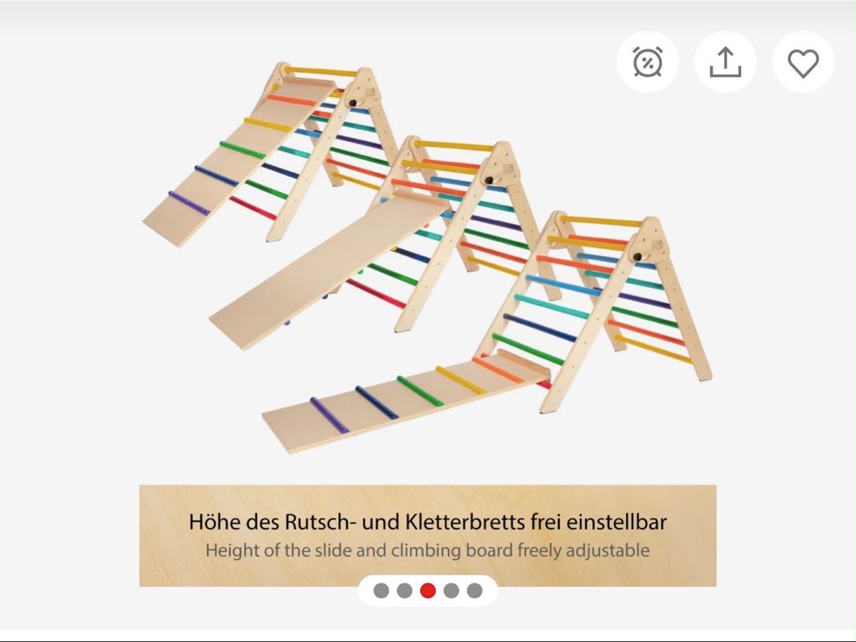 Giocattoli: Kletterdreieck mit Rutsche  – Usato da Zürich venduto da mstu08 4
