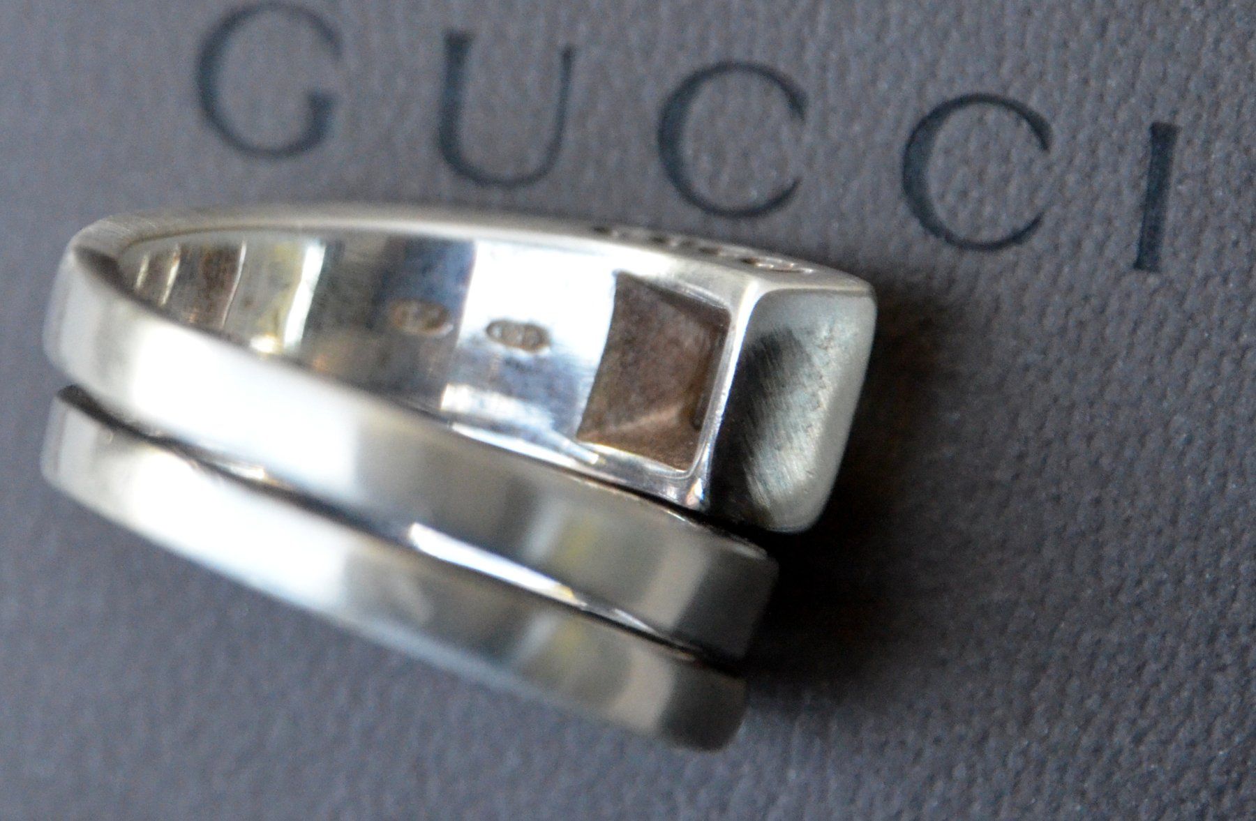 Gucci Anelli: Gucci Ring / Bague Silber/ Argent 925 Topas - topaze – Usato da Collonges venduto da Auganien 4