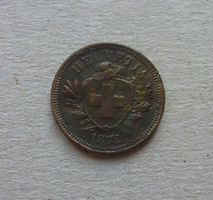 Schweiz ++ 1 Rappen 1872