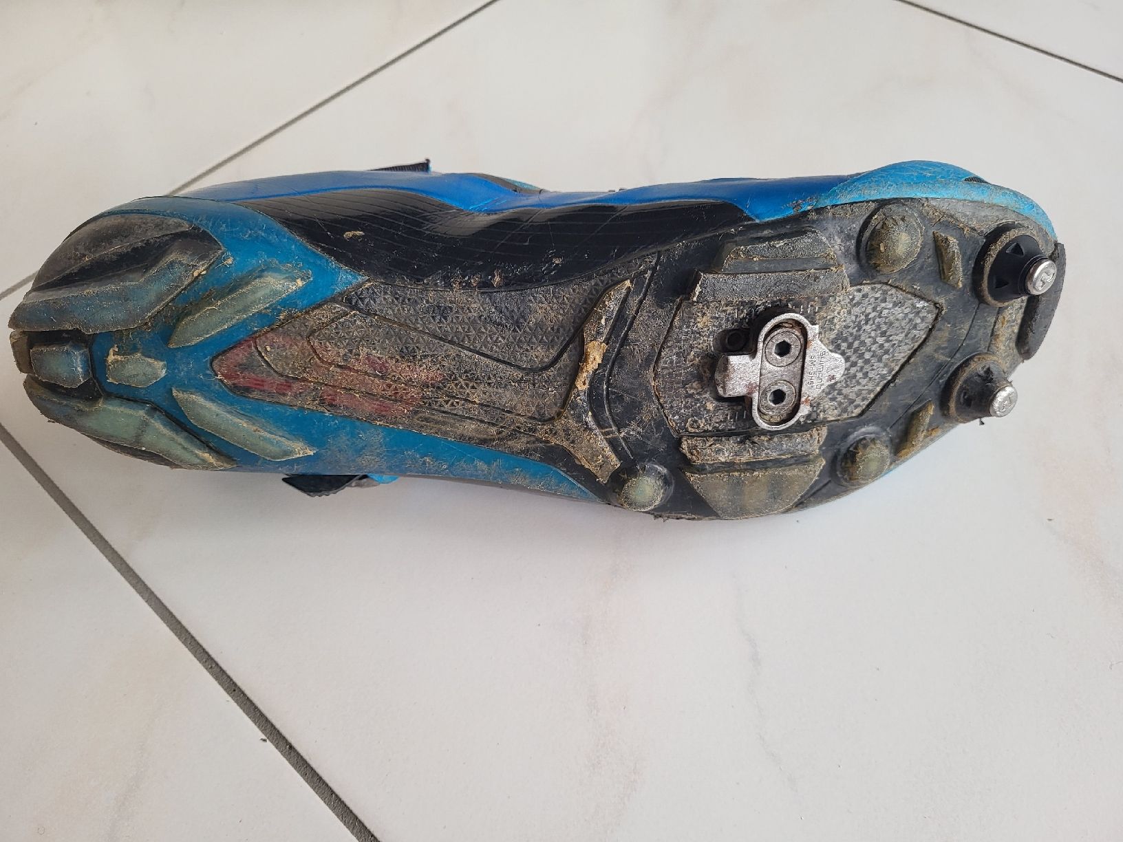 Shimano Chaussures hommes: Fahrradschuhe Shimano blau Grösse 46 – D'occasion à Zollbrück par Swissrace2 7