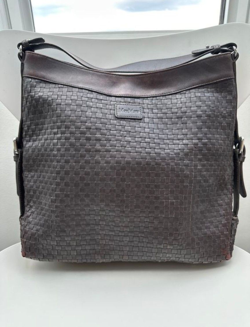 Max Mara Sacs femmes: AB 1.-Originale Max Mara Handtasche Edles Intrecciato-Design – D'occasion à Seengen par sam_x5tk