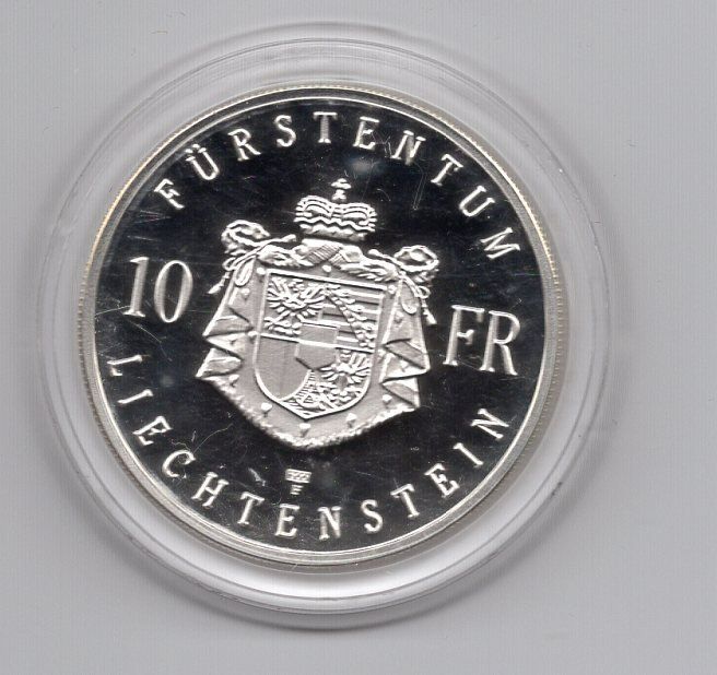 Tutti le monete: (622) 10 Fr. 1990 PP, FL ADAM II Silber – Usato da Rüthi (Rheintal) venduto da erdnuessli1 1