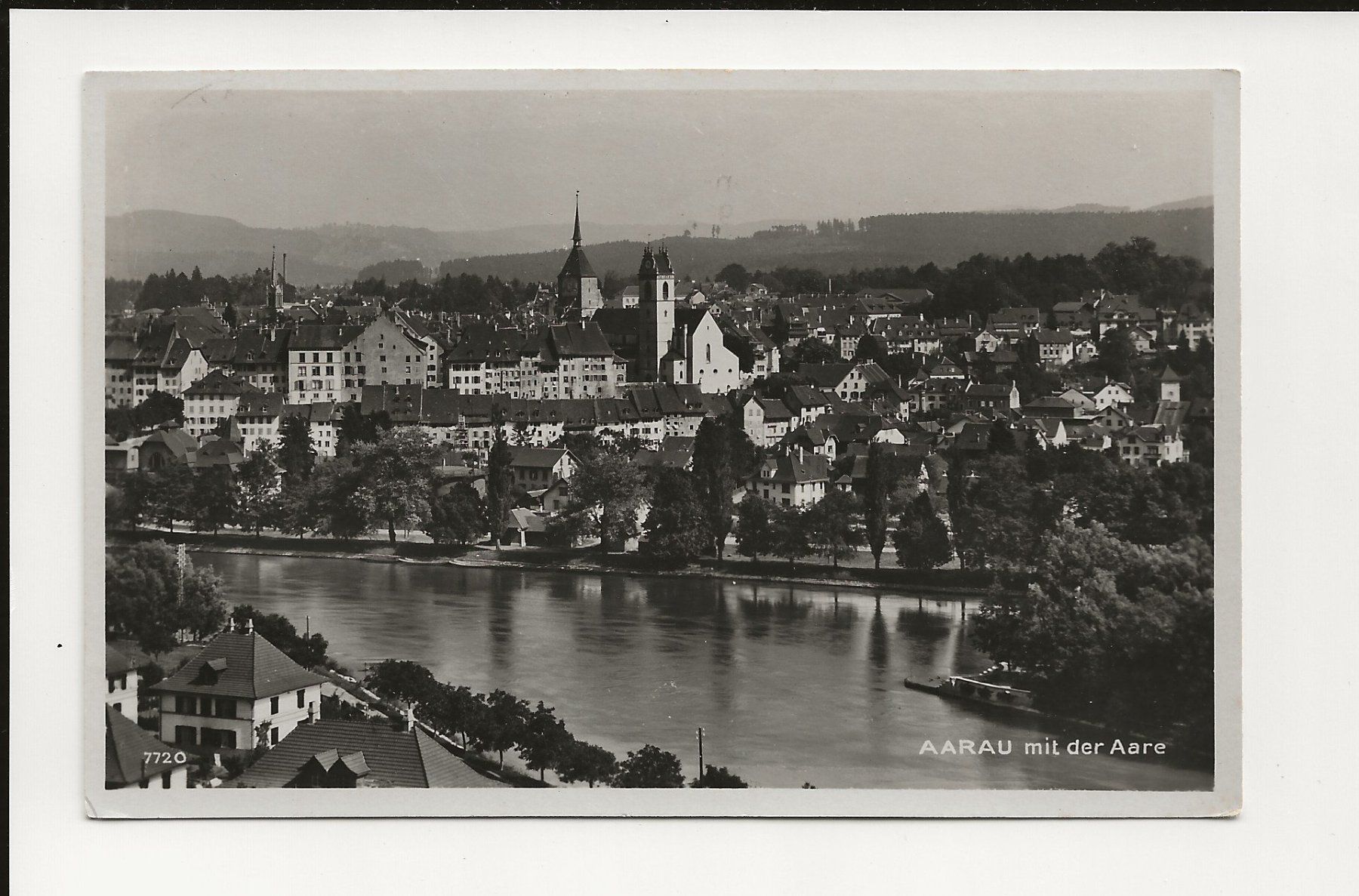Cartoline postali: AK 1938 Aarau mit der Aare – Usato da Greifensee venduto da 315WDO