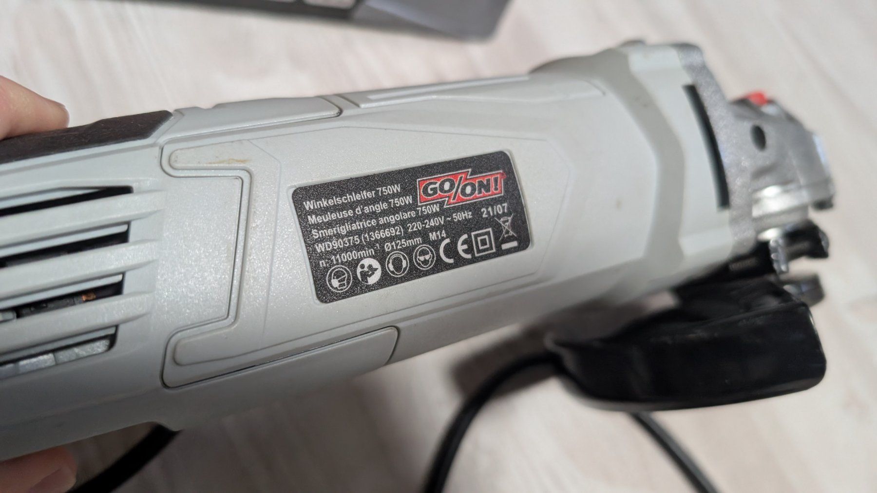 Smerigliatrici & Lucidatrici: Go On Winkelschleifer 750 Watt – Usato da Rohrbach venduto da Zidane6 1