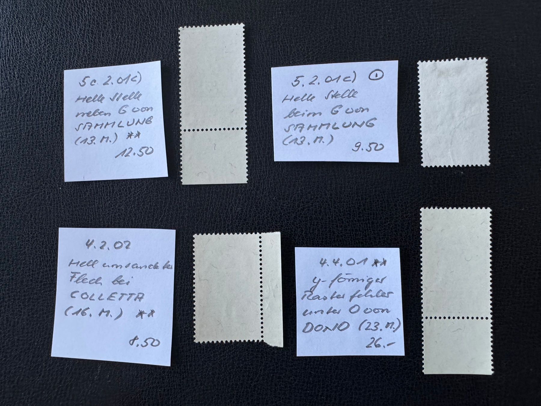 Tous les timbres: Pro Patria, 4 ABARTEN, postfrisch/gestempelt – D'occasion à Stallikon par HILDECH1 6