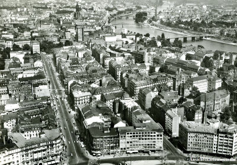 Ansichtskarten: Frankfurt am Main - Innenstadt + 1958 – Gebraucht aus Emmenbrücke von teestube