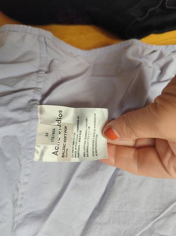 Camicette: Acne Studios Balzac Soft Pop Bluse  Lavender – Usato da Winterthur venduto da rom_6cqd 4