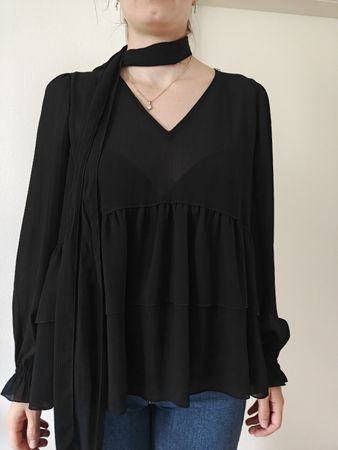 HUGO Boss Bluse schwarz Gr. 40
