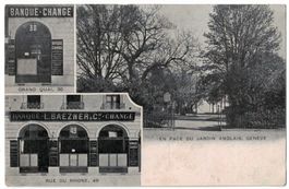 Genève, Banque L. Baezner & Cie., en face du Jardin Anglais