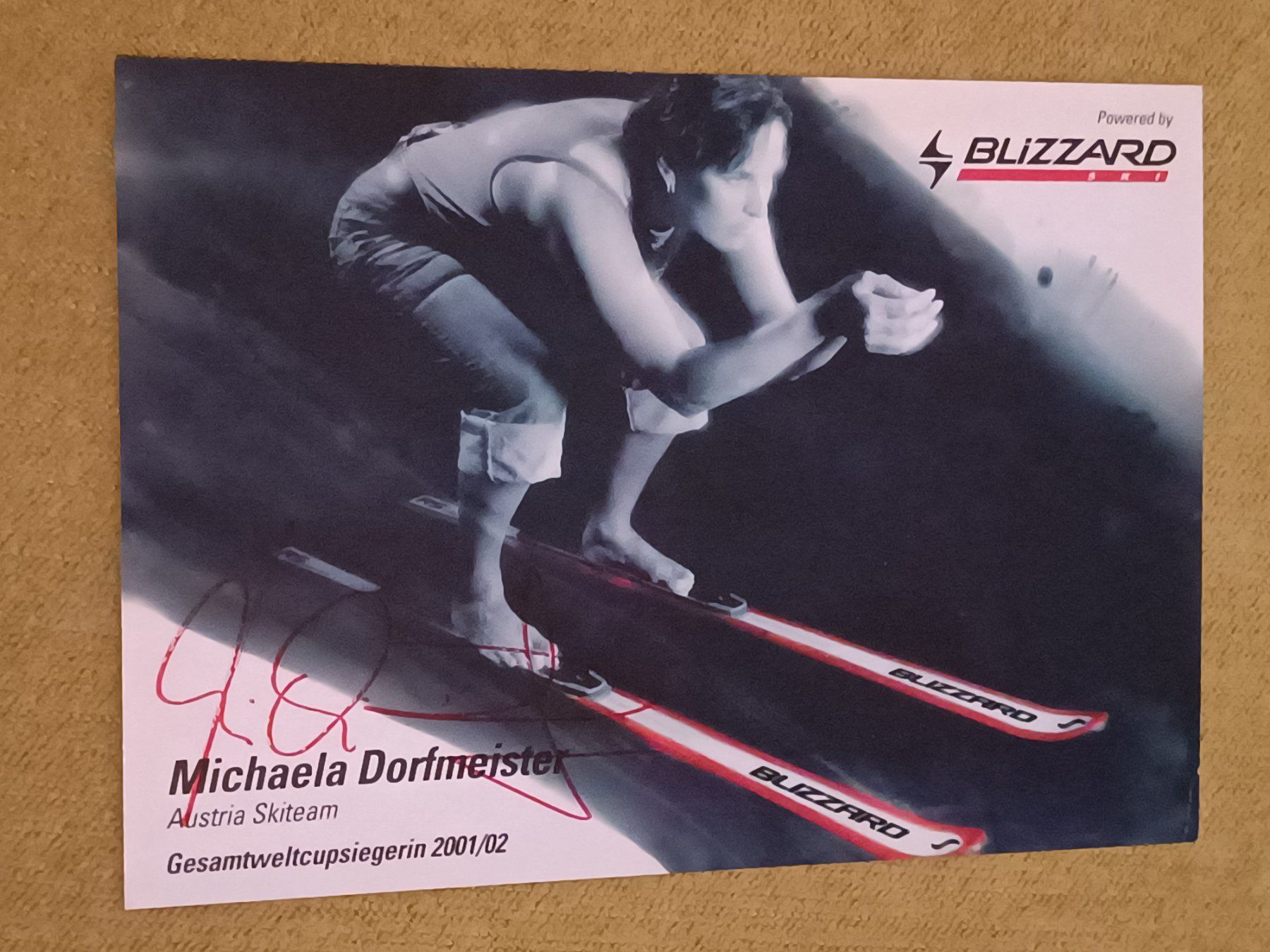 Autografi: Michaela Dorfmeister - handsigniert – Usato da Menziken venduto da Autogramme