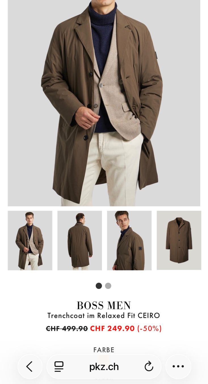 Hugo Boss Cappotti: Neuer Hugo Boss Trenchcoat – Nuovo e nell'imballaggio originale da Adliswil venduto da Bvb3