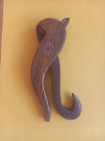 Casse-noisettes en bois sculpté, motif animal