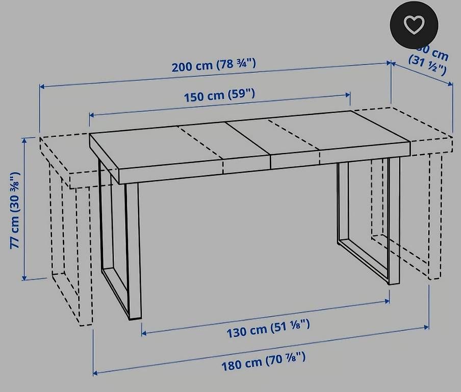 Tische: Table extensible – Gebraucht aus Kleinbösingen von Stwo 2