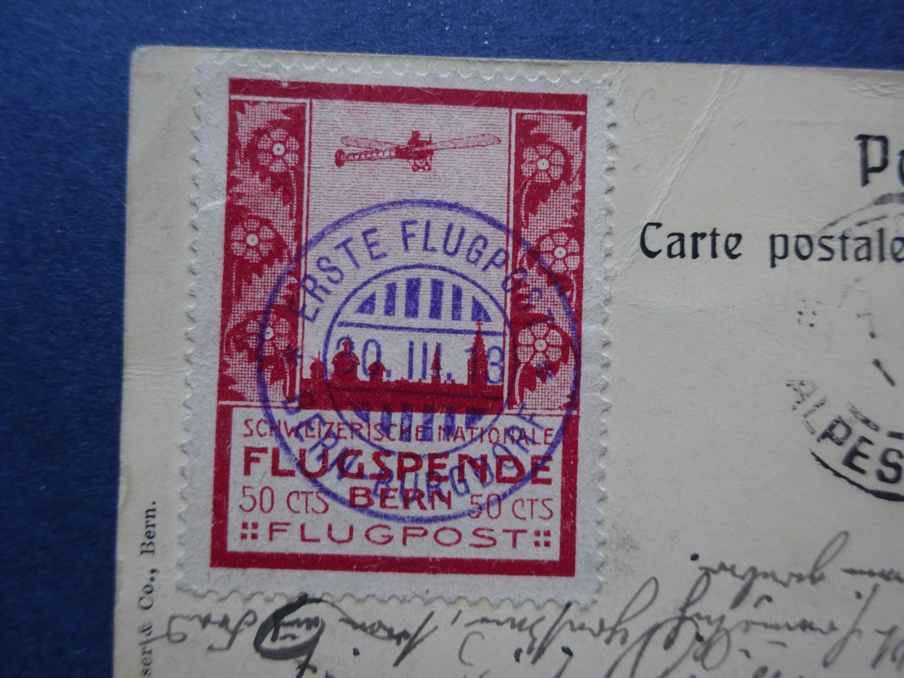 Alle Briefmarken: 1913 Vorläufer III Bern glasklar gestempelt – Gebraucht aus Appenzell-Steinegg von adi1975 3