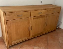 Kommode / Credenza aus Massiv-Eiche