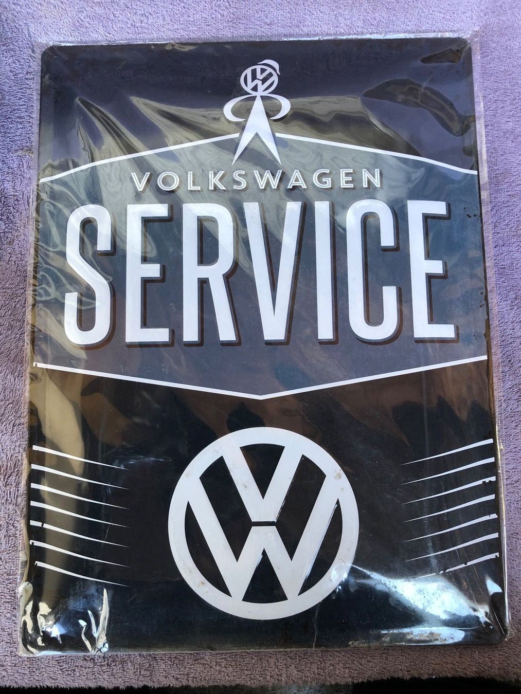 Insegne: Volkswagen service garage vw Oldtimer classic – Nuovo (secondo la descrizione) da Reinach AG venduto da rares75