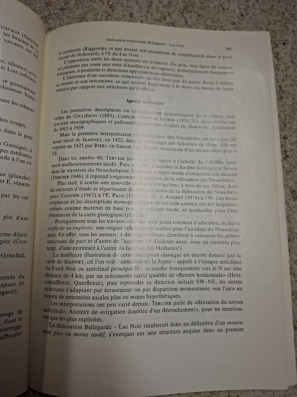 Bücher: Essai interprétation dislocation transversale Bellegarde-Lac – Gebraucht aus Belfaux von frifri500 2