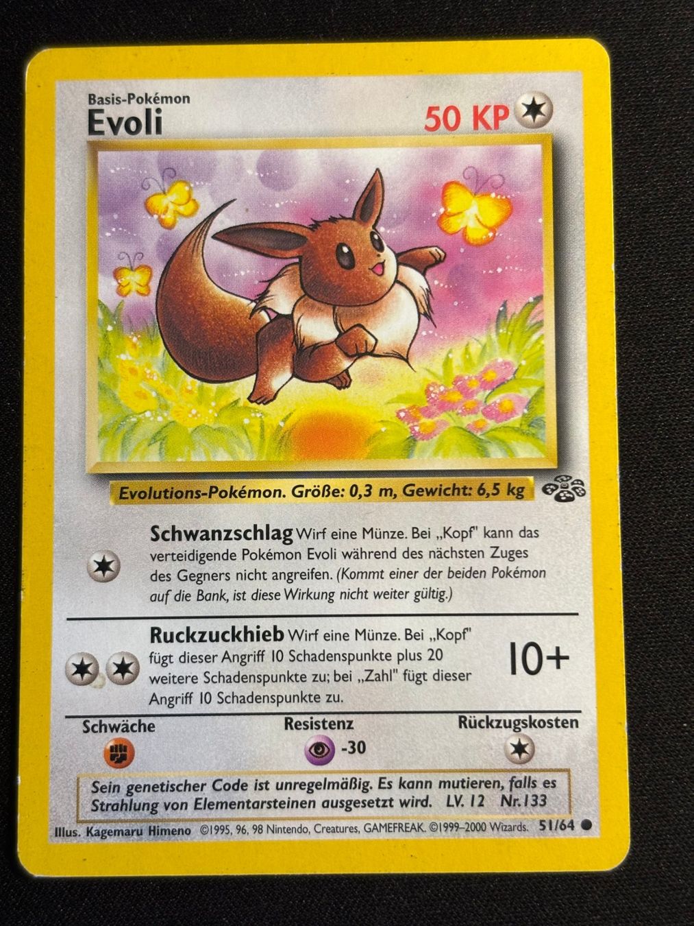 Pokémon Sammelbilder & Trading cards: Pokemon Evoli - Dschungel 51/64 - Deutsch – Gebraucht aus Bern von Big_GS