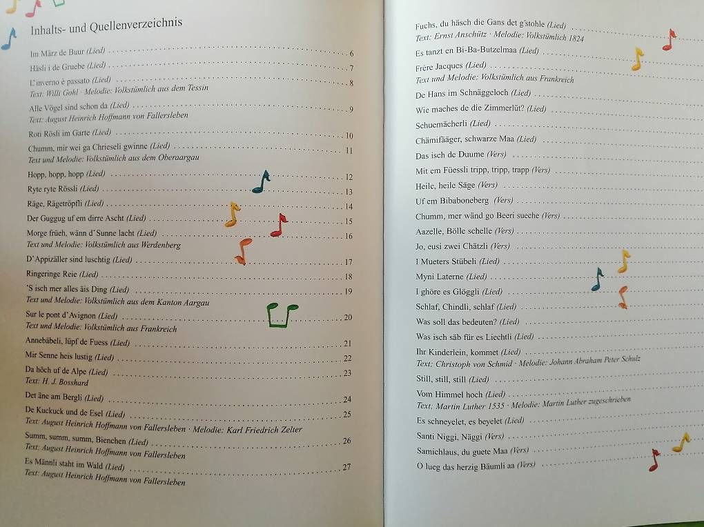 Bücher: Schwiizer Chinderlieder und Verse neu – Neu (gemäss Beschreibung) aus Wettingen von zadina39 1