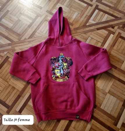 Sweat à capuche femme Harry Potter grenat