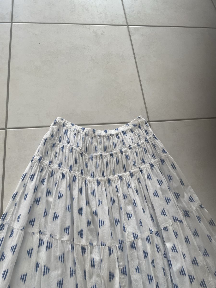H&M Gonne: Rock lang weiss blau. Grösse M – Usato da Dübendorf venduto da jlu_r7hz 2