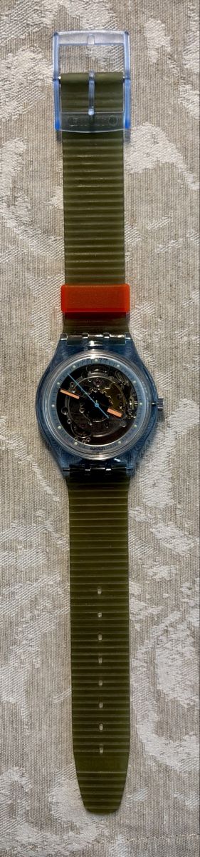 Swatch Montres: SWATCH Automatic Blue Matic ungetragen.! – Neuf (Voir description) à Bülach par Cspadanuda