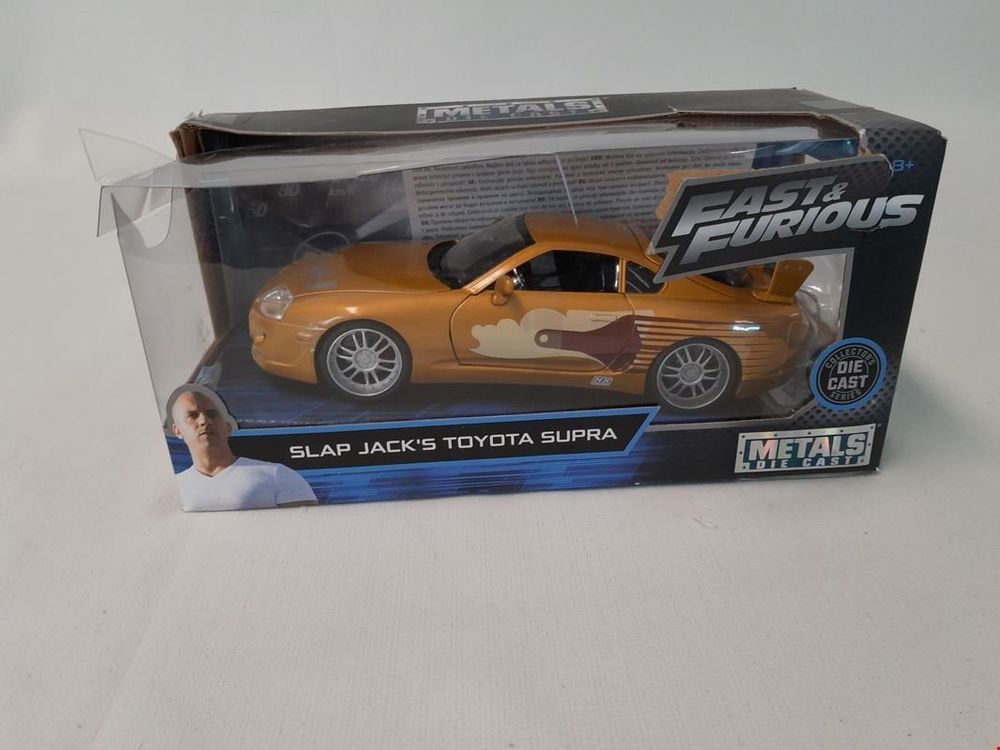 Jada RC Toyota Supra De Brian 1995 Escala 1:24 – Fast & Furious, 2.4GHz, Turbo Y Luces, Carga USB – ¡pa’ Disfrutar Como Loco!