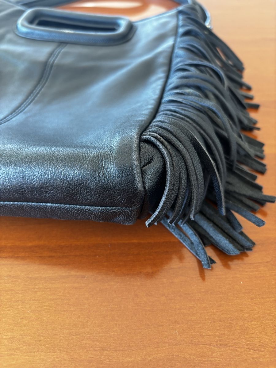Maje Borse da donna: Sac à main Maje noir avec franges – Usato da Bulle venduto da TheDestille 2
