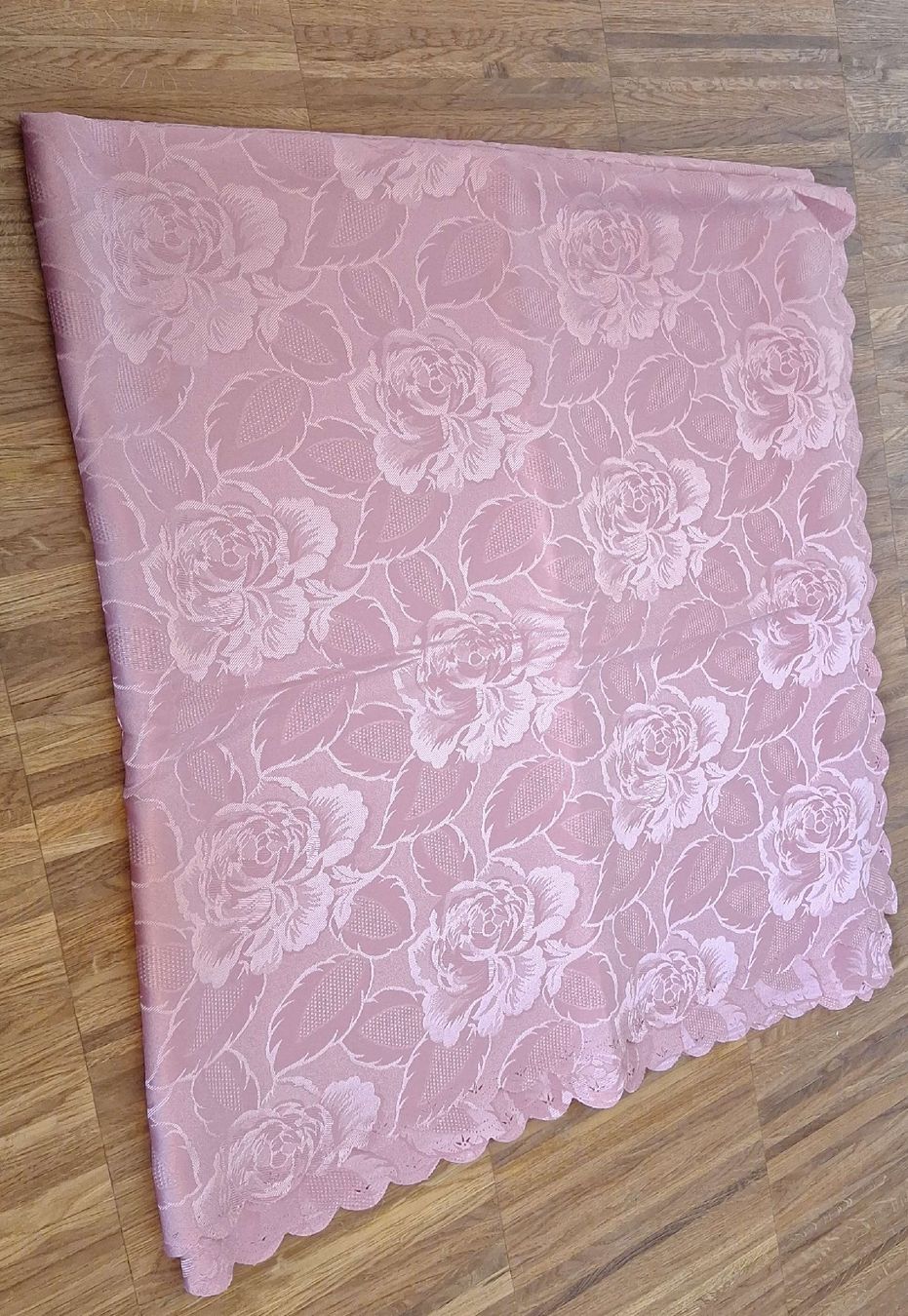 Decken: Decke mit Rosenmuster rosa Spitze ca.155x260cm – Neu (gemäss Beschreibung) aus Regensdorf von Schmim