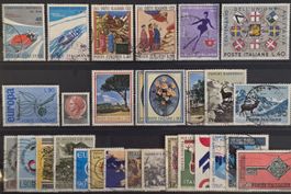 Italien 1965-1970 Lot 21 W. Bob-WM Universiade CEPT gest. o