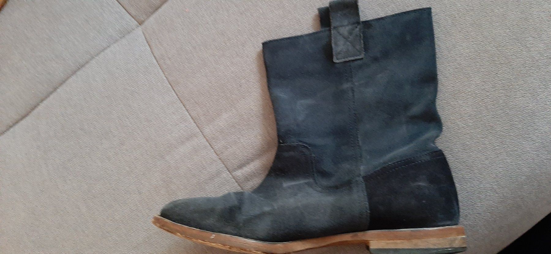 Damenschuhe: Stivaletti blu scamosciati n.36 – Gebraucht aus Zürich von Irene000 2