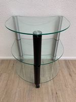 Hochwertiges Spectral Glas-HiFi-Rack auf Rollen & Kabelkanal
